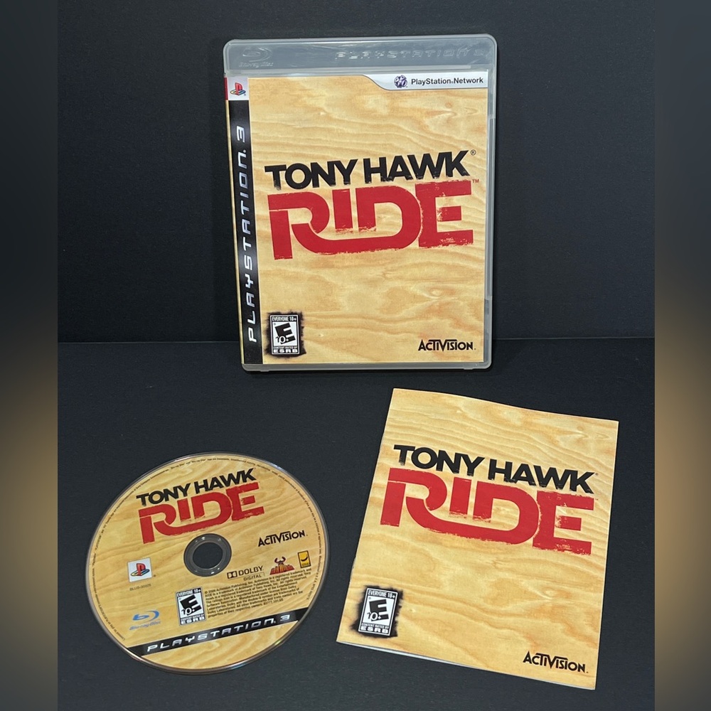 Tony Hawk Ride Sony PlayStation 3 PS3 CIB Game Only (NO Skate Board or Dongle)